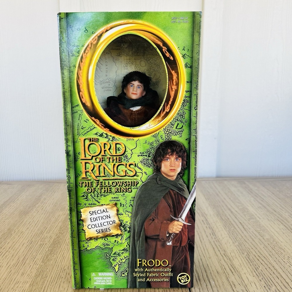 Lord Of The Rings 12" Frodo Figure Toy Biz Special Edition Collector Series NIB